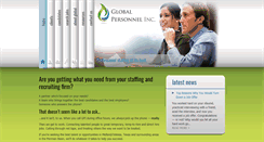 Desktop Screenshot of globalpersonnelinc.com
